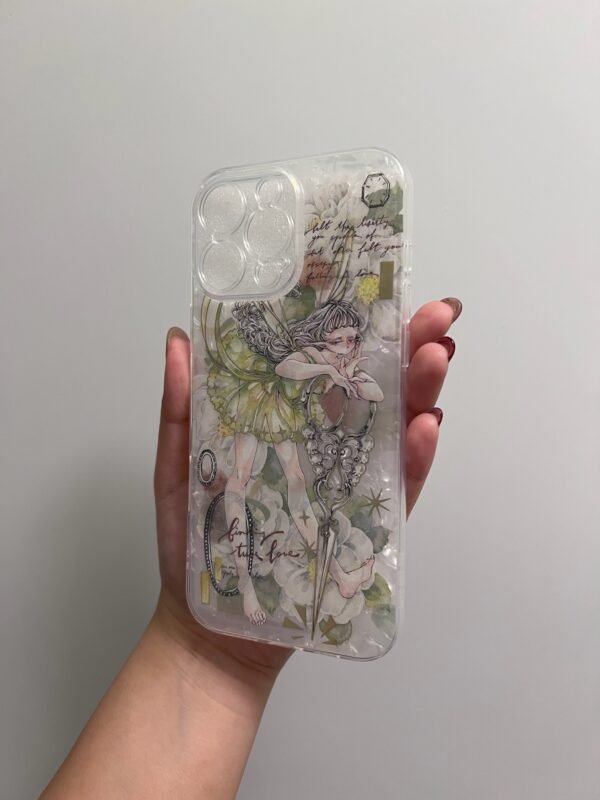 Whispering Fairy IPhone 16 Pro Max Case ✨🧚‍♀️ - Handmade in USA 🌸✨ - Image 4