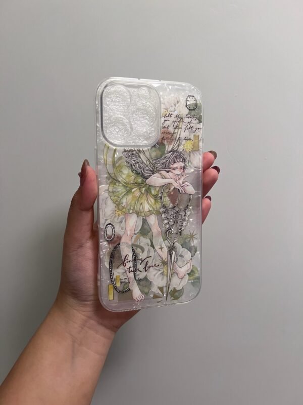 Whispering Fairy IPhone 16 Pro Max Case ✨🧚‍♀️ - Handmade in USA 🌸✨ - Image 3