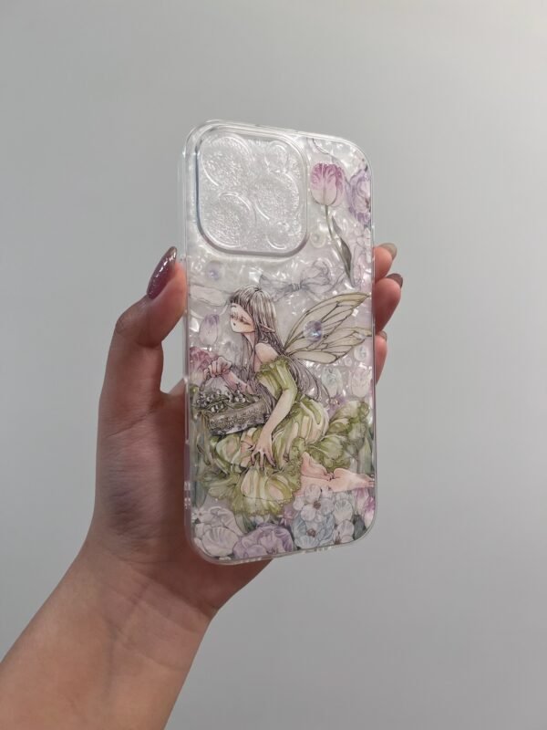 Blossom Fairy IPhone 16 Pro Case ✨🧚‍♀️ - Handmade in USA 🌸✨ - Image 4