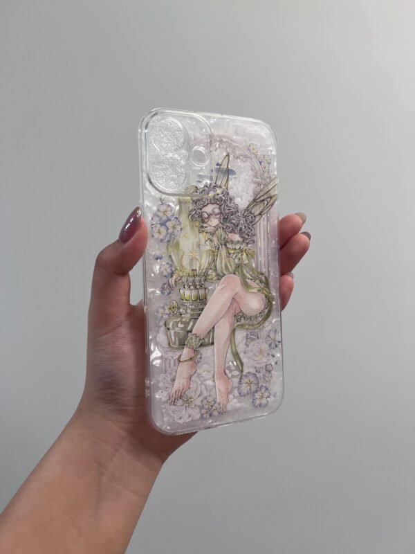 Royal Enchantment Fairy IPhone 16 Plus Case ✨👑 - Handmade in USA 🌸✨ - Image 3