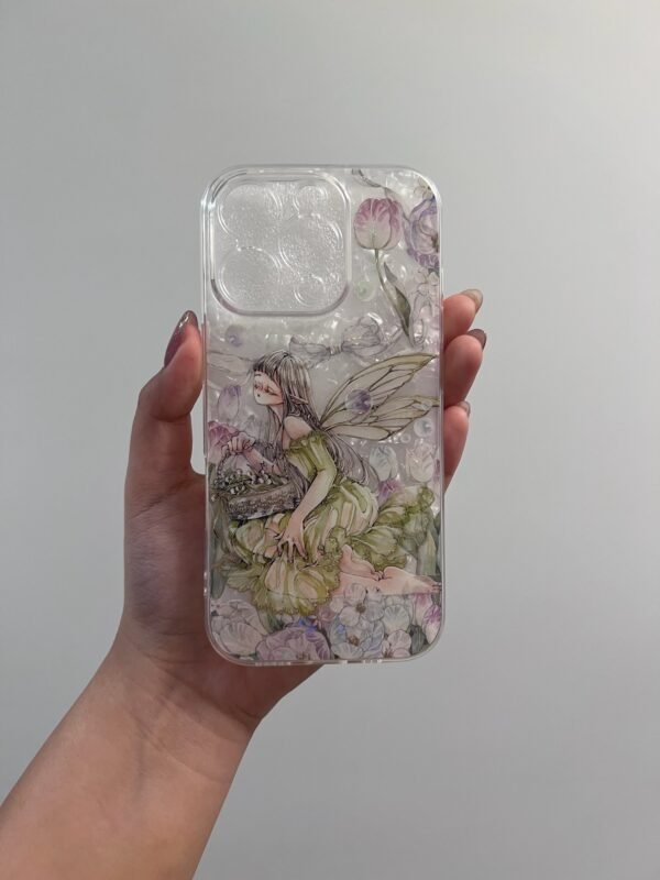 Blossom Fairy IPhone 16 Pro Case ✨🧚‍♀️ - Handmade in USA 🌸✨ - Image 3