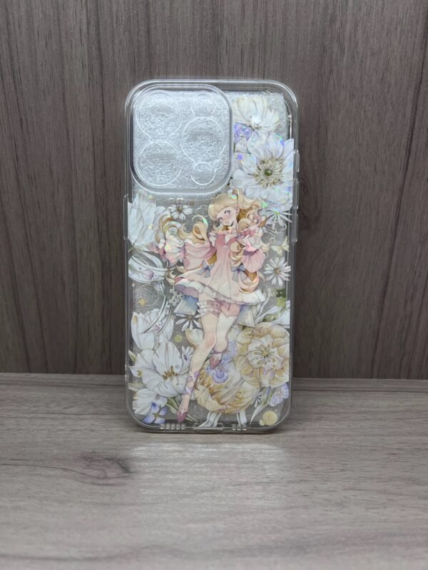 Blush Ballet Lady IPhone 15 Pro Case – Handmade in USA 🌸✨ - Image 2