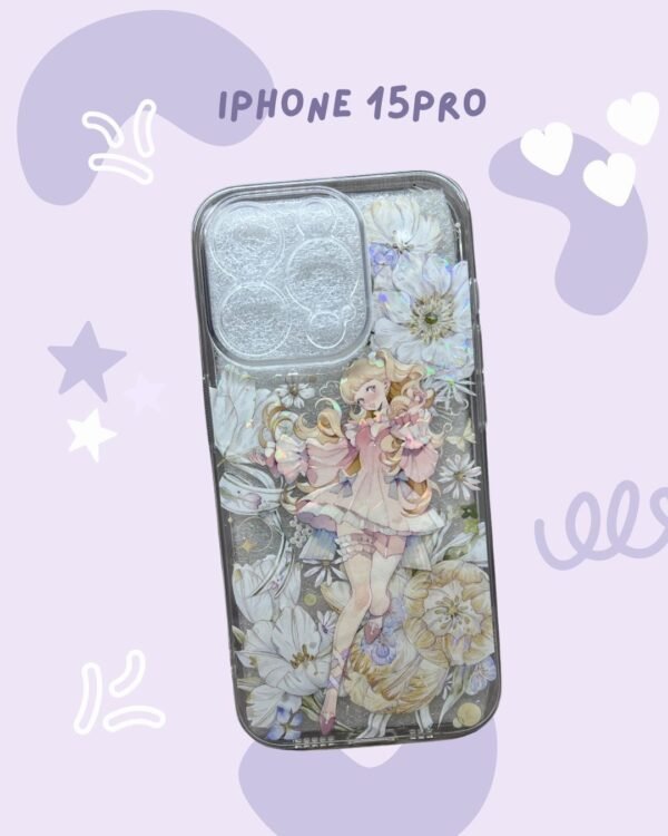 Blush Ballet Lady IPhone 15 Pro Case – Handmade in USA 🌸✨