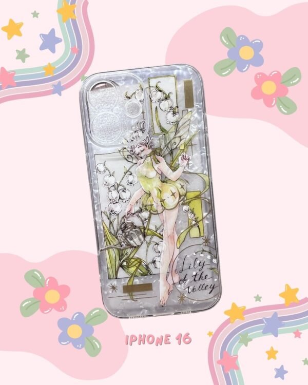 Lily of the Valley Fairy IPhone 16 Case ✨🌿 - Handmade in USA 🌸✨