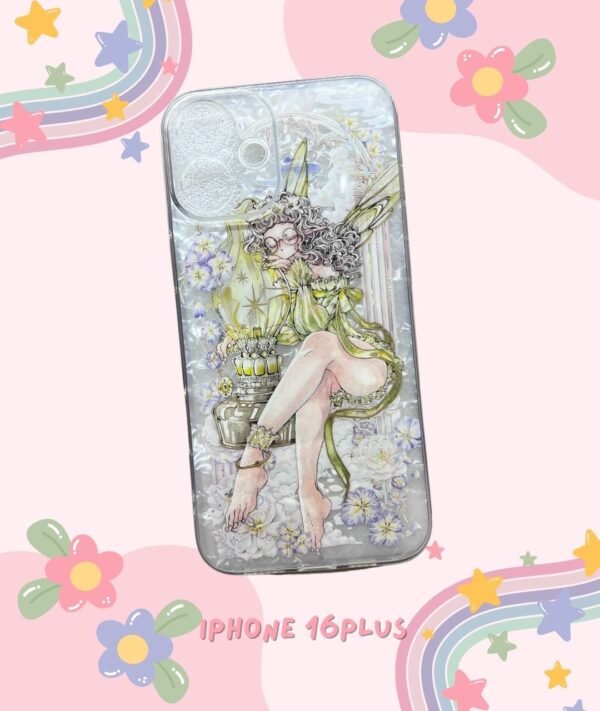 Royal Enchantment Fairy IPhone 16 Plus Case ✨👑 - Handmade in USA 🌸✨