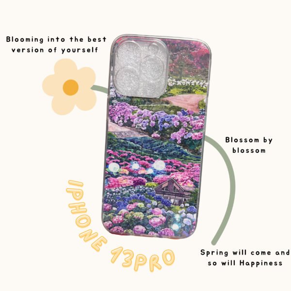 Spring Blossom iPhone 13 Pro Case 🌸🌿-Handmade in USA 🎀