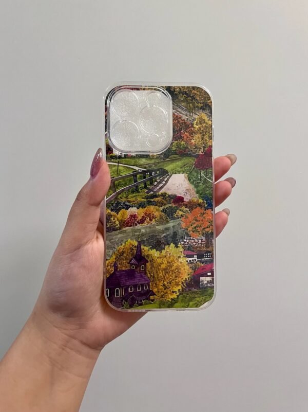 Autumn Serenity iPhone 14 Pro Case 🍂✨-Handmade in USA 🎀 - Image 3