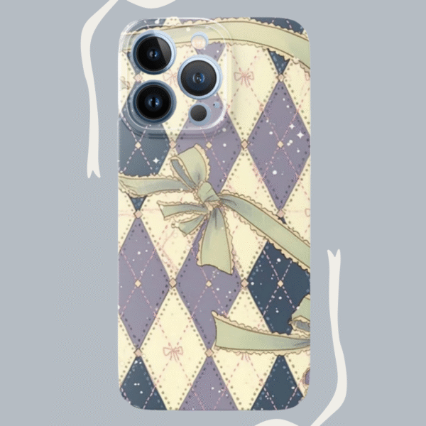 💜 Pastel Bow Dream iPhone Case 💫🎀 – Handmade with Love in the USA 🎀