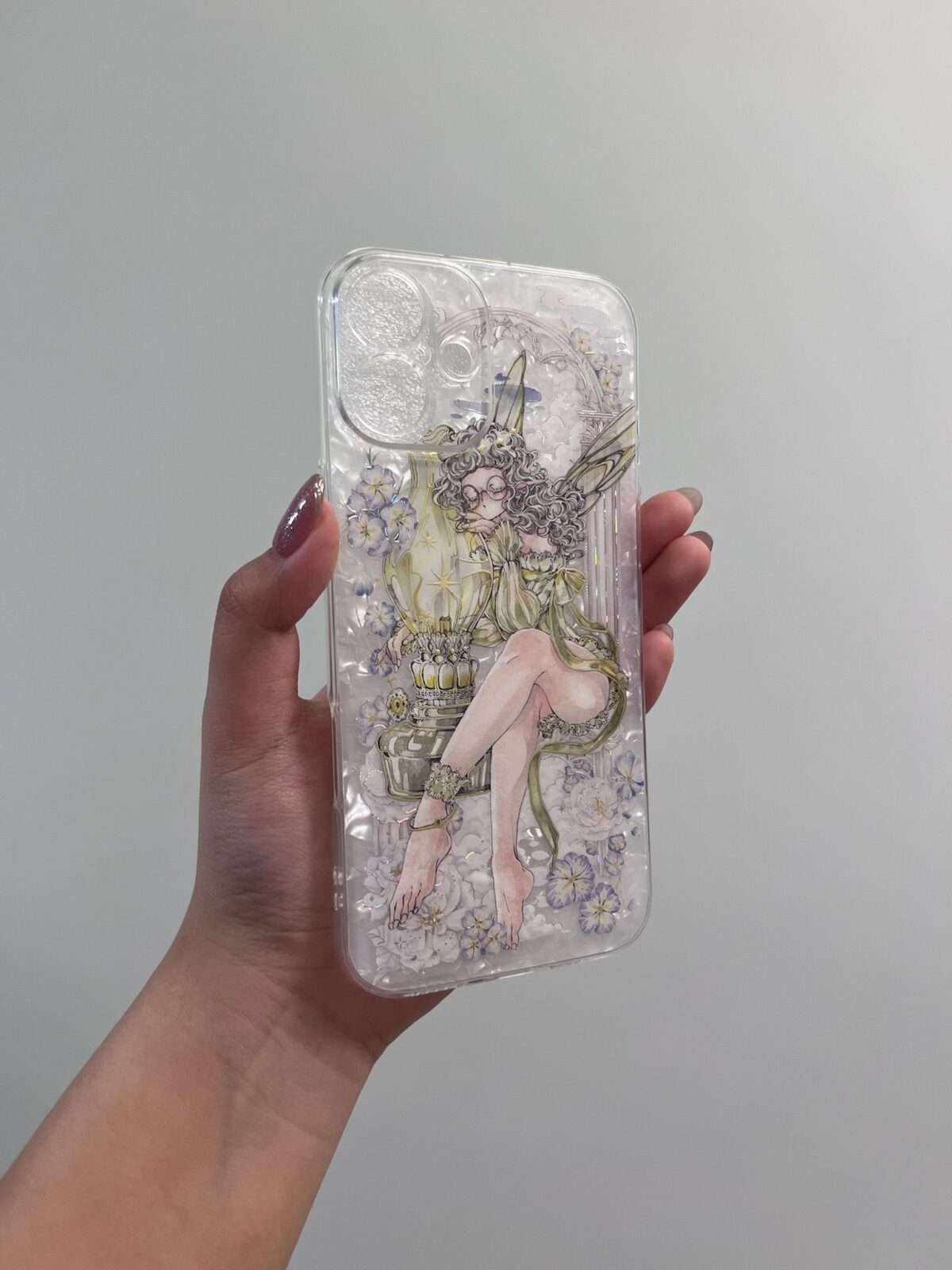 Royal Enchantment Fairy iPhone 16 Plus Case ✨👑 - Handmade in USA 🌸✨ - Image 3