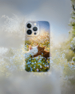 💙 Cuddle in Bloom iPhone Case