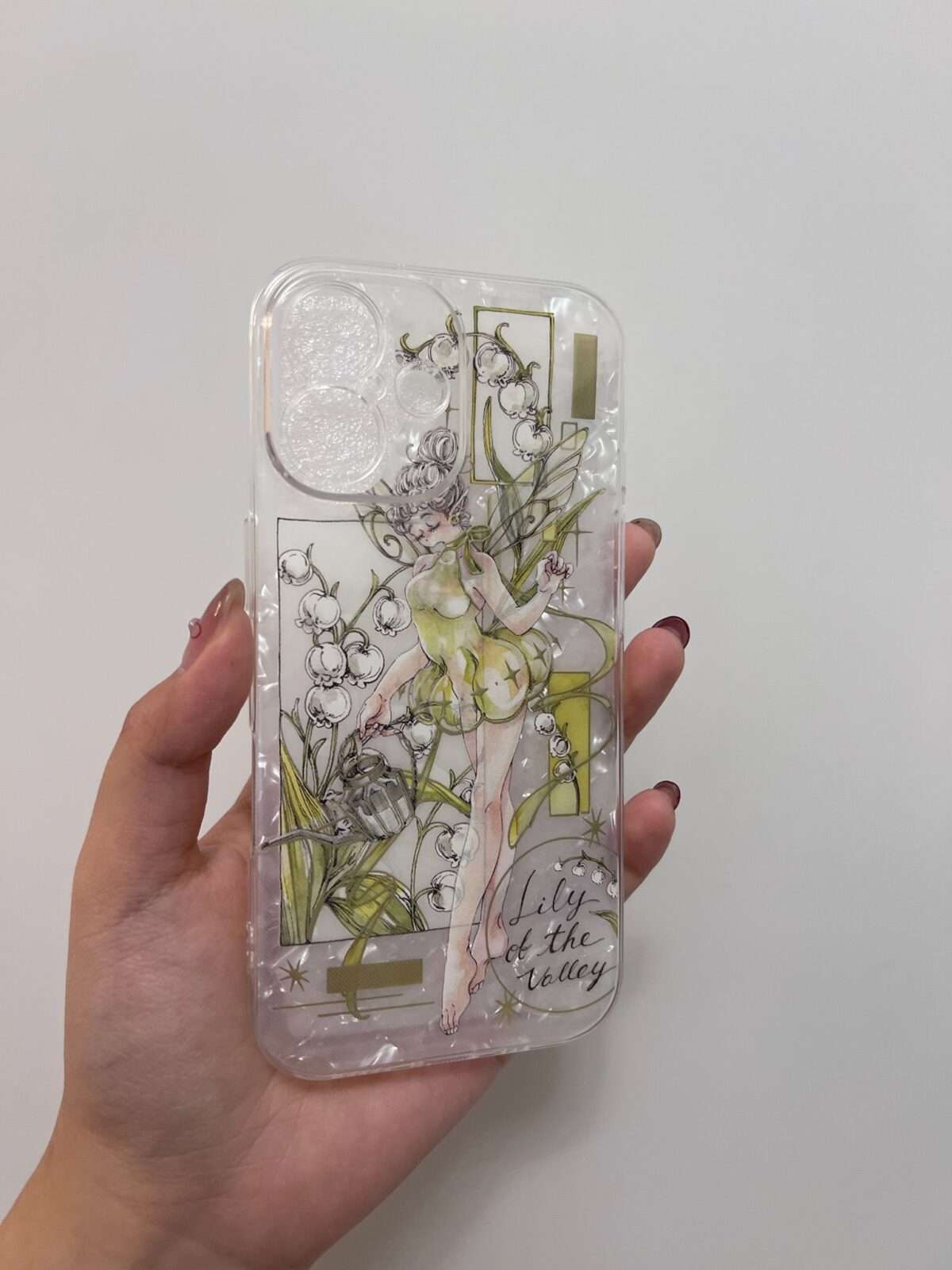 Lily of the Valley Fairy iPhone 16 Case ✨🌿 - Handmade in USA 🌸✨ - Image 5