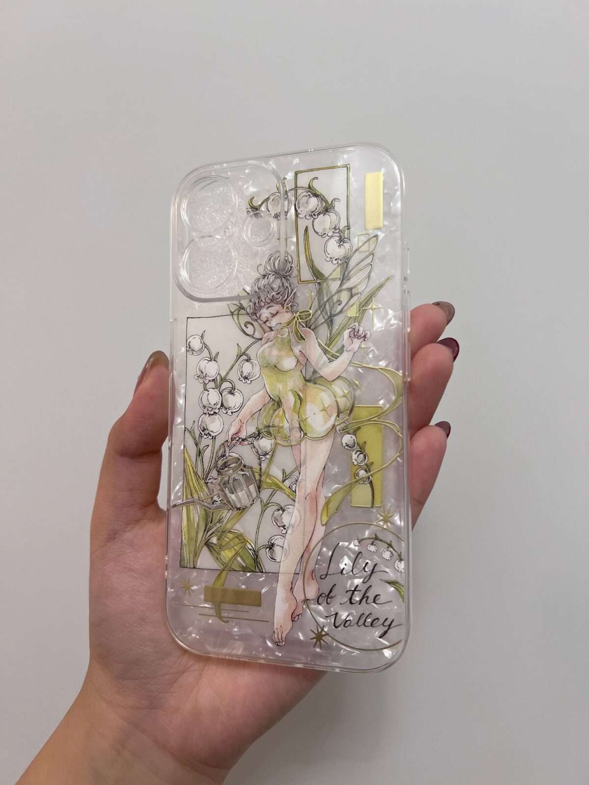 Lily of the Valley Fairy iPhone 16 Case ✨🌿 - Handmade in USA 🌸✨ - Image 4