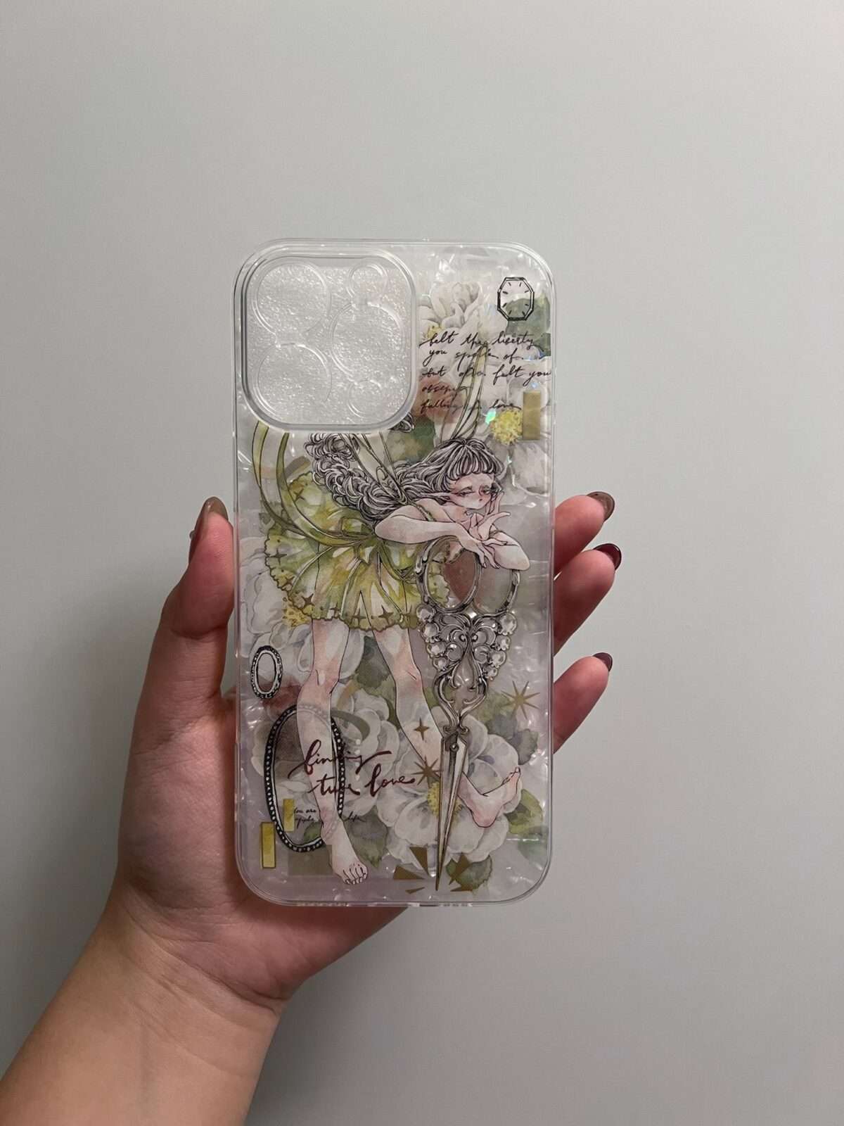 Whispering Fairy iPhone 16 Pro Max Case ✨🧚‍♀️ - Handmade in USA 🌸✨ - Image 5