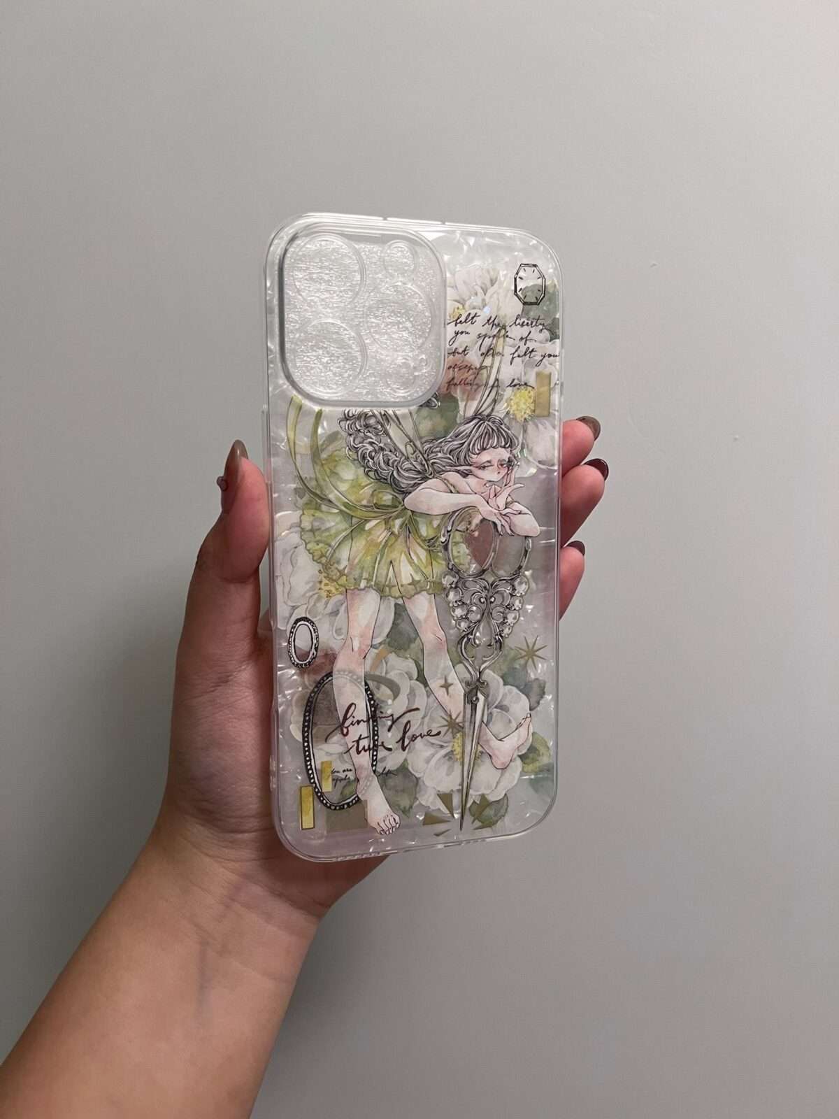 Whispering Fairy iPhone 16 Pro Max Case ✨🧚‍♀️ - Handmade in USA 🌸✨ - Image 3