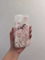 Blush Bloom Lady iPhone 15 Case β Handmade in USA πΈβ¨ - Image 4