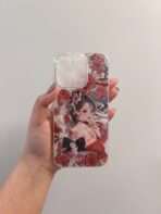 Scarlet Rose Lady iPhone 16 Pro Case 🌹✨ -Handmade in USA 🎀 - Image 3