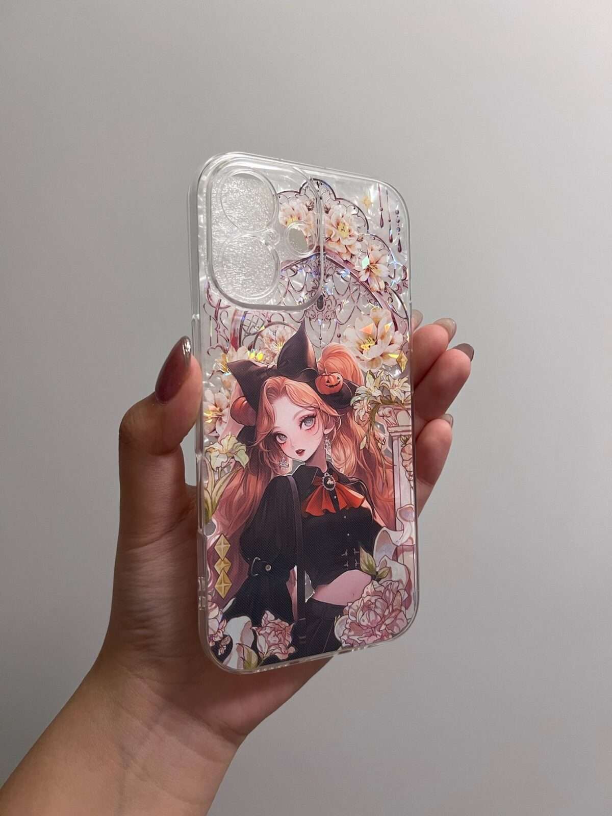 Midnight Rose Lady iPhone 16 Case – Handmade in USA 🌹✨ - Image 4