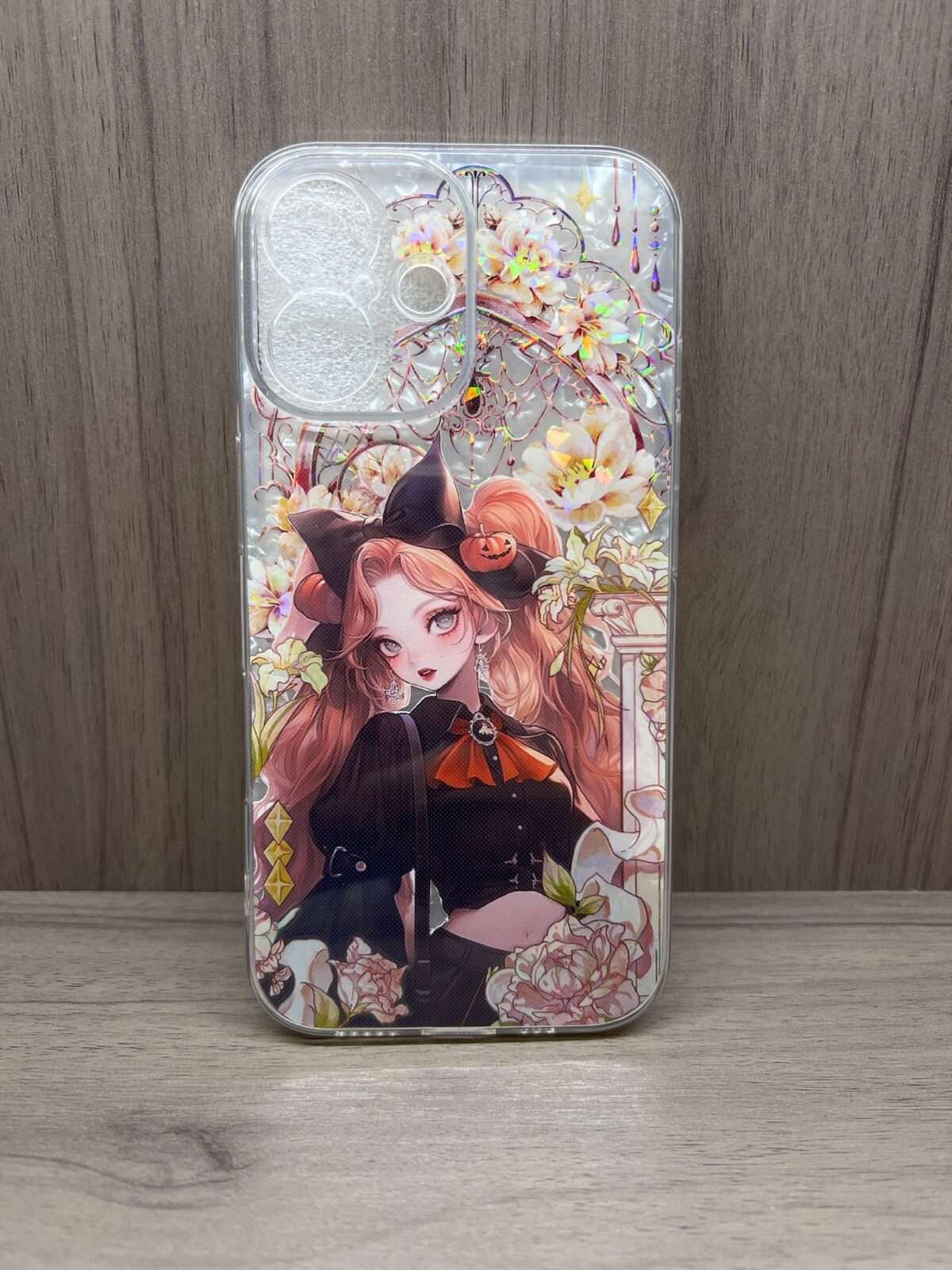Midnight Rose Lady iPhone 16 Case – Handmade in USA 🌹✨ - Image 2