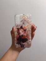 Midnight Rose Lady iPhone 16 Case – Handmade in USA 🌹✨ - Image 3
