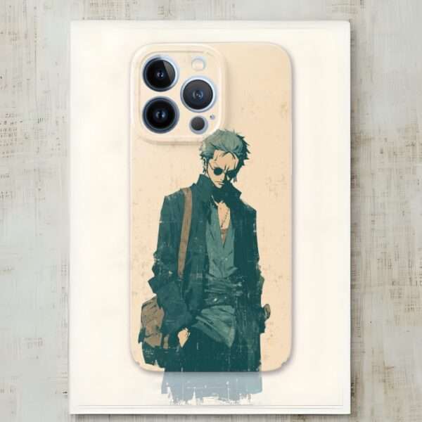 ZORO — “Three-Sword Resolve” One Piece Edition Phone Case 💚⚔️🌿