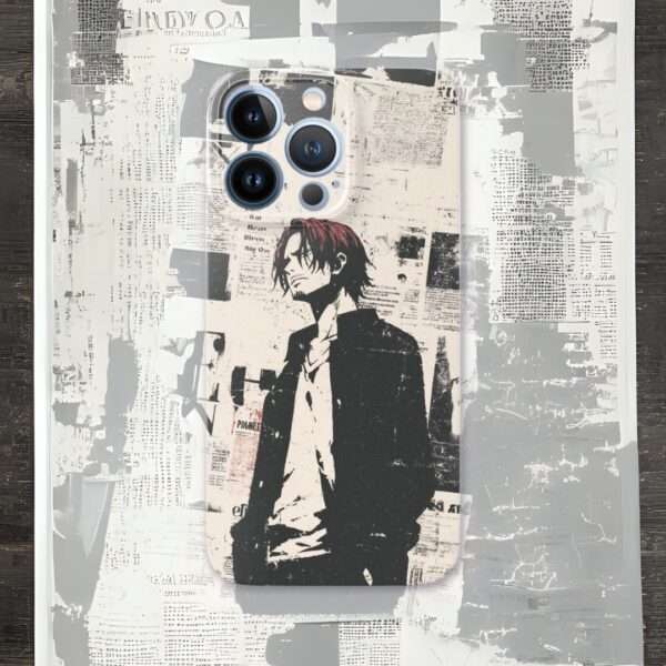 SHANKS — “Red Hair Legend” One Piece Edition Phone Case 🟥🗞️⚓
