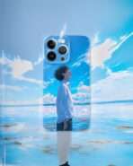 Sea of Daydreams Couple Case – “Heads Up to the Sky” ☁️💙🌅 - Image 2