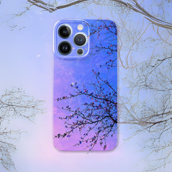 Blossom Twilight – Pastel Sky Branches Case 🌸💜🌙